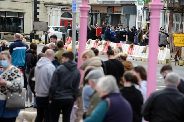 Crowds have flocked to Seaton Carew across the 2021 bank holiday weekends.