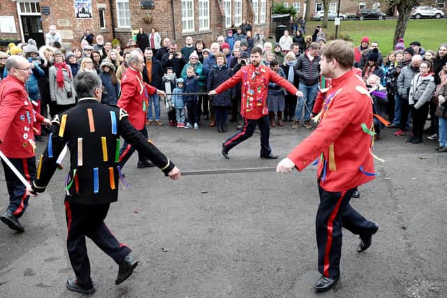 The Greatham village sword dance. Picture by FRANK REID