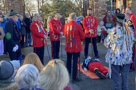 The annual Greatham sword dance was performed on Boxing Day.