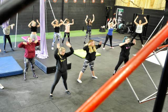 File picture of a session taking place at a CrossFit gym elsewhere in the country
