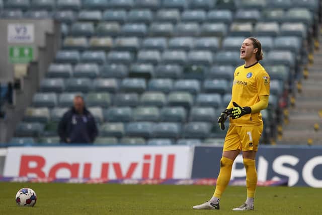 Ben Killip of Hartlepool United during the League Two match between Gillingham and Hartlepool United at the MEMS Priestfield Stadium. (Credit: Tom West | MI News)