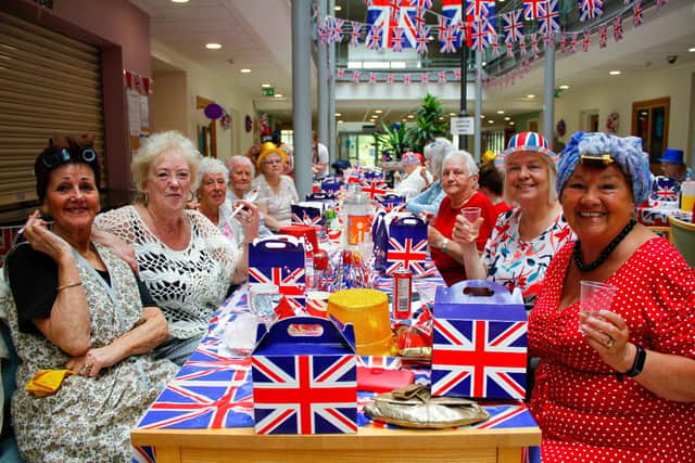 Hartfields residents and staff organised a 19050s themed street party.