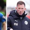 Former Hartlepool United defender Carl Magnay (left) is part of the interim staff at Gateshead following Mike Williamson's (right) departure. Credit Pete Norton/Getty Images and Charlie Waugh