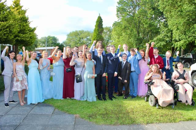 Catcote Academy pupils celebrated their July 2022 leavers' ball at Seaton Carew's Mayfair Centre.