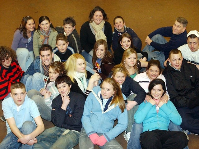 Members of West View Baptist Church Youth Group in 2006.