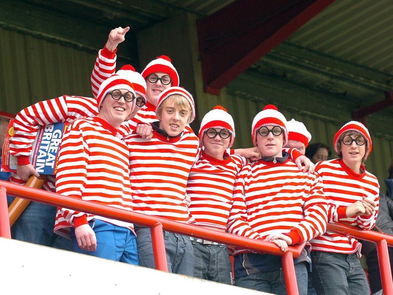 Where's Wally? Pools proved they were no Wallies on the pitch with a spirited draw at Brentford to preserve their League One status in 2010.