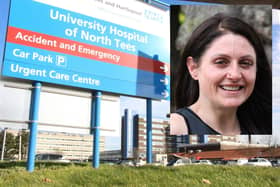 Heidi Morrison from Hartlepool (inset) is helping to introduce hospital patients to gentle exercise after fighting back from serious health problems herself.