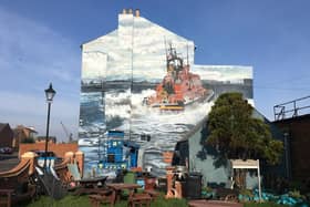 The completed mural. Photograph by Tom Collins.