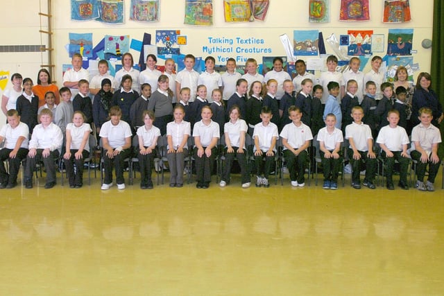 Lots of faces but who do you recognise from the leavers at Lynnfield Primary in 2008?