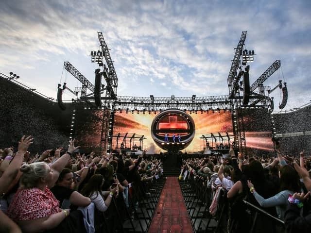 Take That's concert at the  Riverside Stadium in 2019. (Photo: Tom Banks)