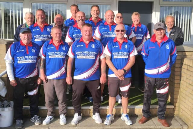 Blackhall Bowls Club A Team, Champions of Hartlepool and District Bowls League.