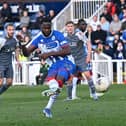 Mani Dieseruvwe scored his 20th league goal from the spot as Pools beat Halifax 1-0.