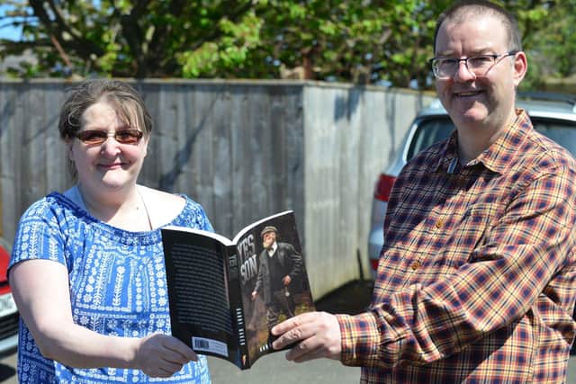 Author Gary Baker with Dawn McManus from Kyle's Dream.  Picture by FRANK REID