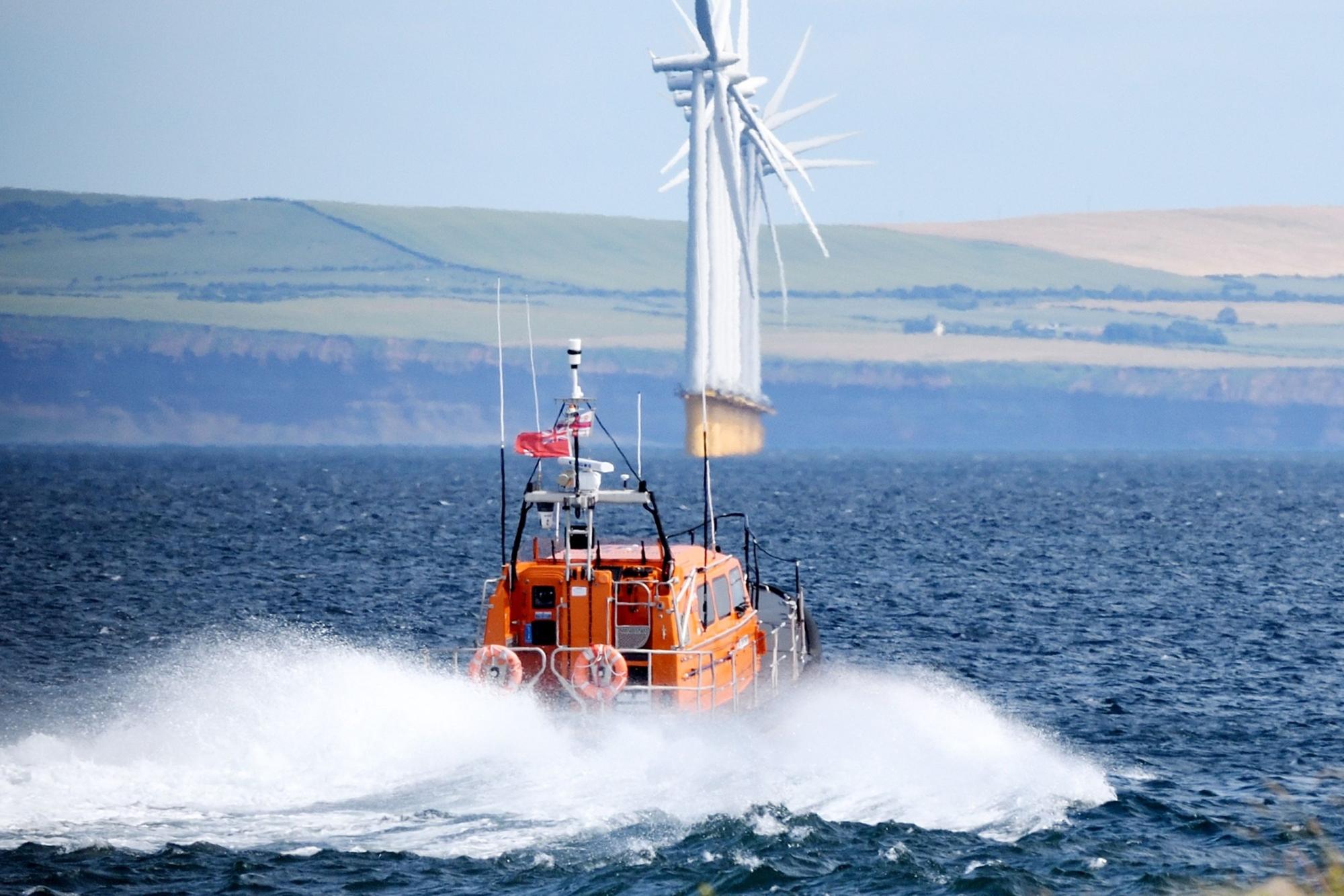 Die RNLI Hartlepool rettete am Wochenende während der Hitzewelle mehrere ...