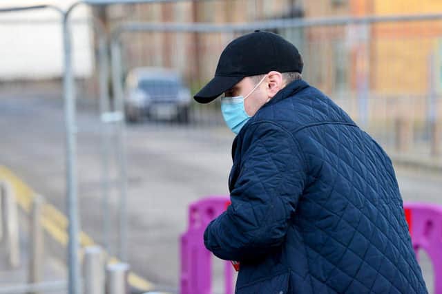 Alexander Smith outside of Teesside Magistrates Court for an earlier court appearance. Picture by FRANK REID