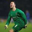 Trevor Carson during his time at Hartlepool United