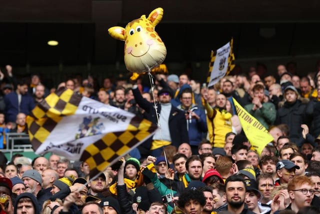 U's supporters enjoyed their first taste of the Football League, including a visit to Wembley Stadium (Photo by Catherine Ivill/Getty Images)