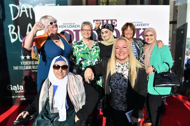 Cast members at the UK Premiere of The Old Oak, at the Durham Gala Theatre & Cinema. The movie is to be shown in Hartlepool as part of the town's Holocaust Memorial Day events later this week.
