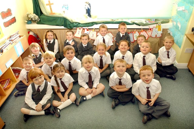 So smart at St Teresa's RC Primary in 2005.