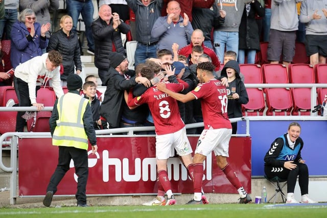 The Cobblers are in a race for automatic promotion this season with over 5,000 supporters on average at Sixfields (Photo by Pete Norton/Getty Images