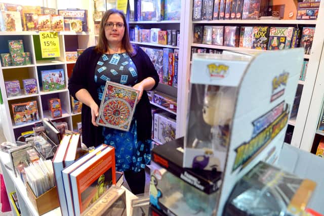 Jeni Hart, the owner of Gamers@Hart in Hartlepool.