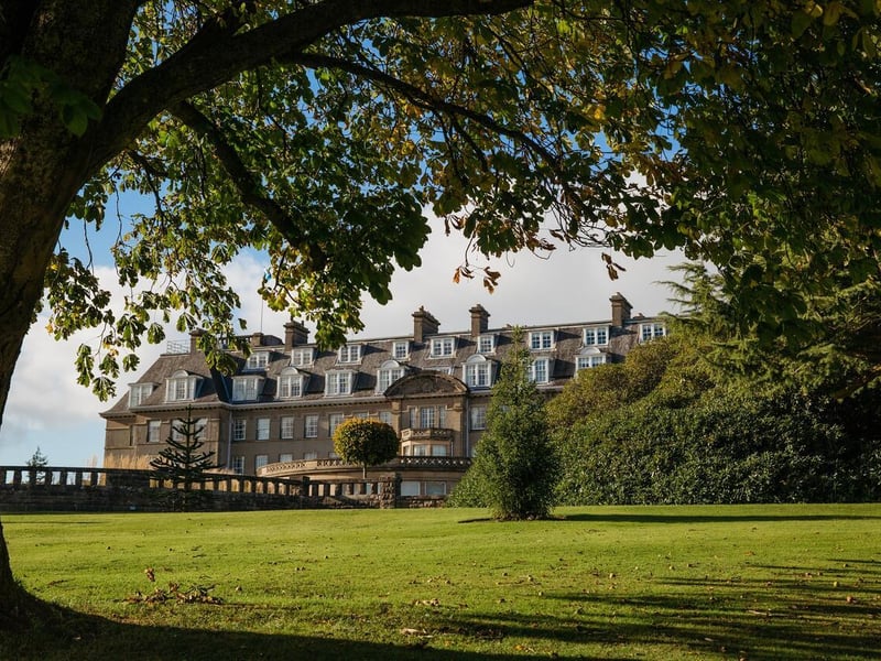 One of Scotland's most famous five star hotels, Gleneagles has 3 championship golf courses, along with a spa and falconry school.