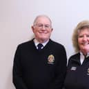 Mick Chalk and Jane Longhorn who have been newly appointed club president and lady president.
