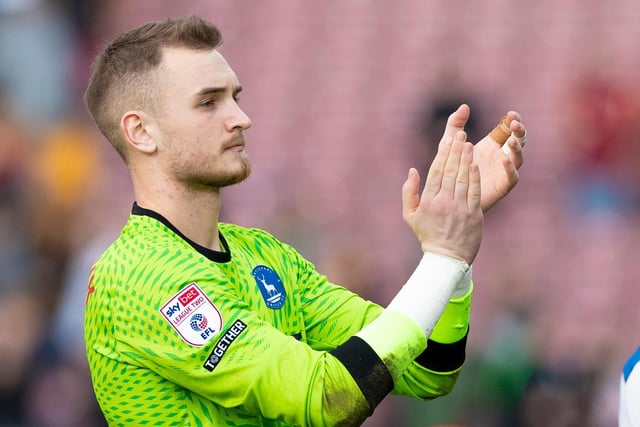 Stolarczyk has made a number of key saves for Hartlepool in recent weeks. (Photo: Mike Morese | MI News)