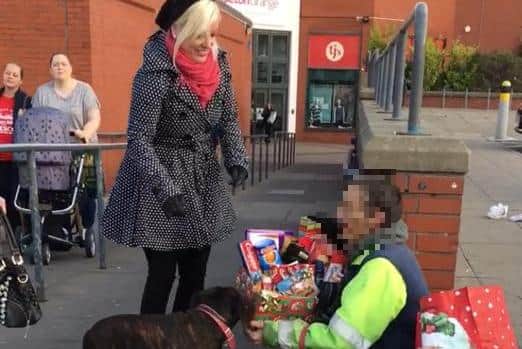 Kelly has donated over 200 gifts and food hampers to the homeless this December.