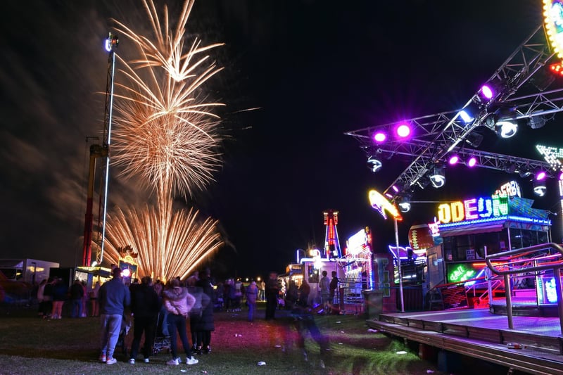 Firewroks mark the 100th Hartlepool Carnival
