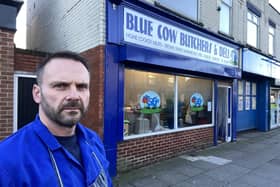 Kevin Blenkinsop, owner of The Blue Cow Butchers and Deli, in Oxford Road, Hartlepool, which is due to close on December 31 following a rise in costs during 2022.