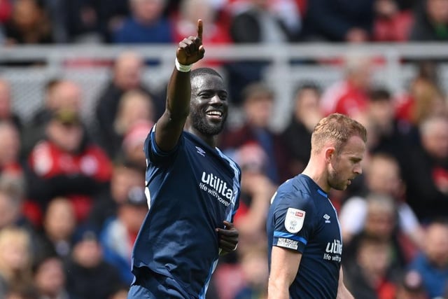 Boro fans don't have to cast their minds back too far to remember the impact of Sarr after the defender scored and helped preserve a clean sheet for Huddersfield Town at the Riverside in April. The 28-year-old, who featured in the play-off final in May, is a free agent after leaving the Terriers. (Photo by Stu Forster/Getty Images)