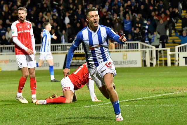 Luke Molyneux has left Hartlepool United to join Doncaster Rovers after failing to agree a new deal at the Suit Direct Stadium. Picture by FRANK REID
