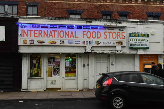 The International Food Store, in Murray Street, Hartlepool.