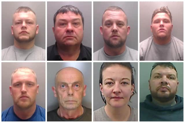 Just some of the criminals from the Hartlepool and East Durham area who have been jailed recently.