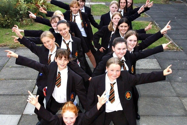 Back to 2003 and students from Pennywell School were pictured in rehearsals for a charity show.