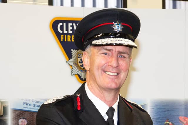 Ian Hayon, chief fire officer at Cleveland Fire Brigade