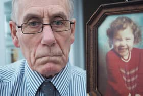 Richard Lee with a photograph of his daughter Katrice. After four decades of unanswered questions, Richard has eventually received confirmation of an official meeting with the Prime Minister.

Picture by FRANK REID