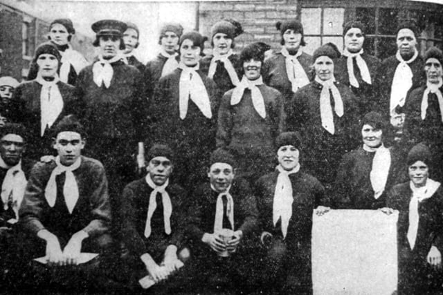 Croft womens lifeboat crew pictured at the 1932 Headland Carnival. 