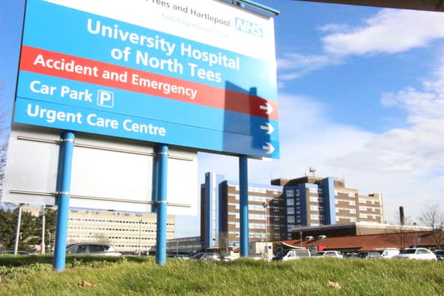 The University Hospital of North Tees is currently treating about 80 Covid patients.