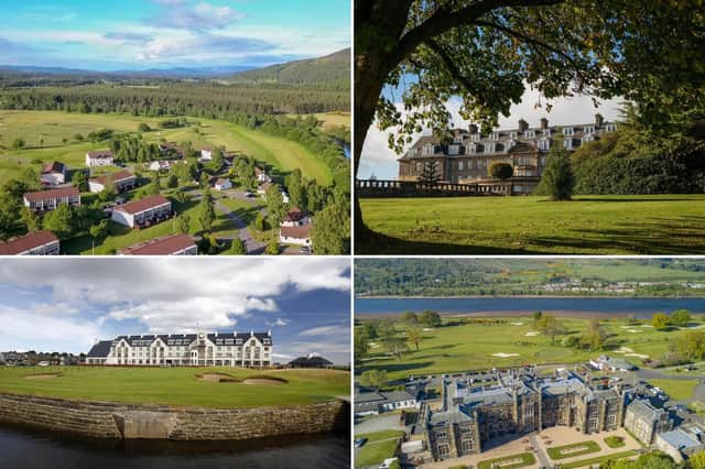 Scotland has some of the world's finest golfing hotels.