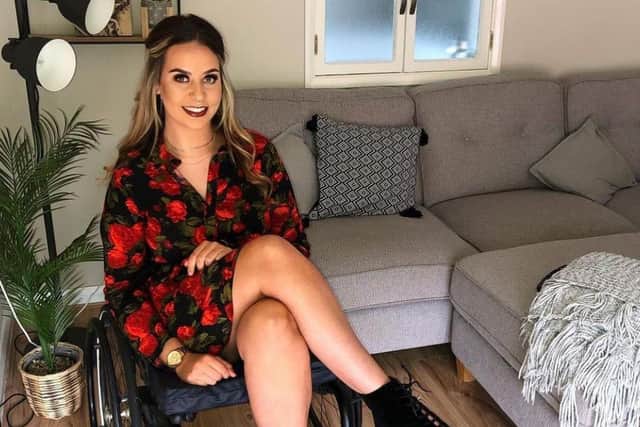 Jennie Berry used her Instagram account to share her day to day life as a wheelchair user.