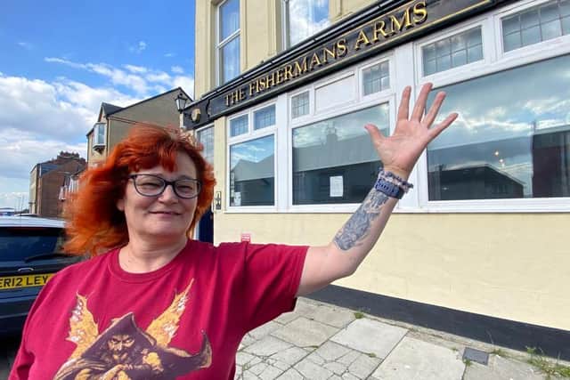 Hartlepool pub landlady Hazel Whitelock is preparing to reopen The Fisherman's Arms, on the Headland, on Thursday, September 3.