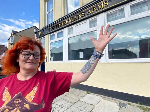 Hartlepool pub landlady Hazel Whitelock is preparing to reopen The Fisherman's Arms, on the Headland, on Thursday, September 3.