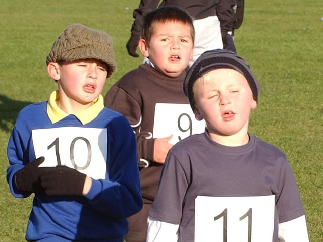 The Easington Schools Partnership Cross Country competition saw hundreds of children turn up at St Bede's School in Peterlee in 2007.