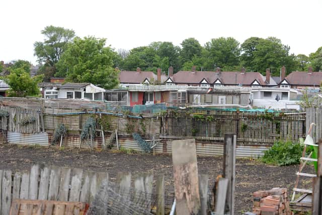 Burn Valley allotments site.