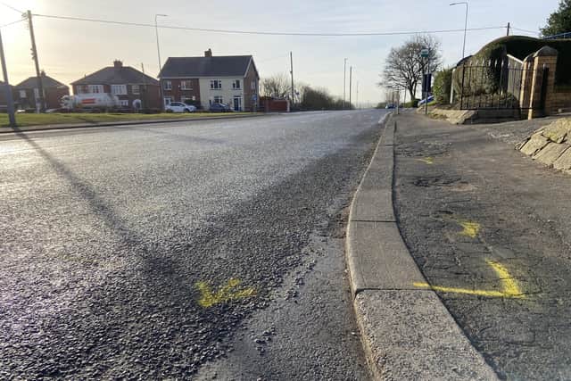 The scene of the Trimdon collision on February 8. Picture by FRANK REID.