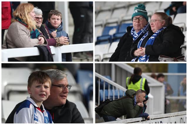 Poolies came from all across the town to support their home team at the weekend in their match against Boreham Wood.
