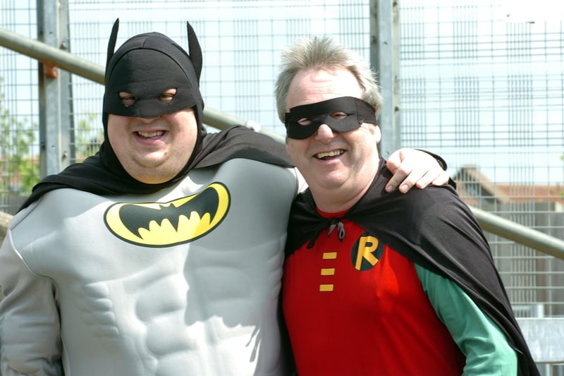 Batman and Robin at Bristol Rovers in 2009.