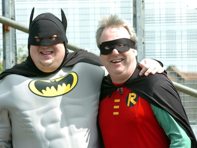 Batman and Robin at Bristol Rovers in 2009.